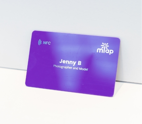 Purple Digital Card