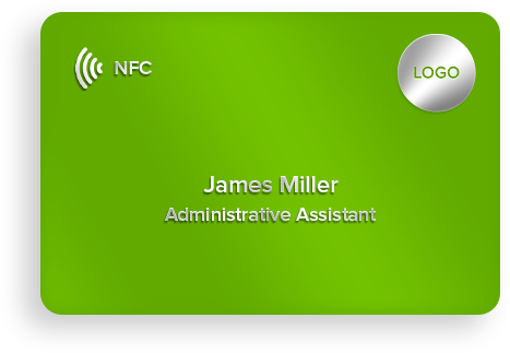 Digital green business card