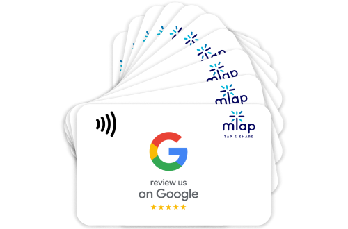 Google review card, sleek design