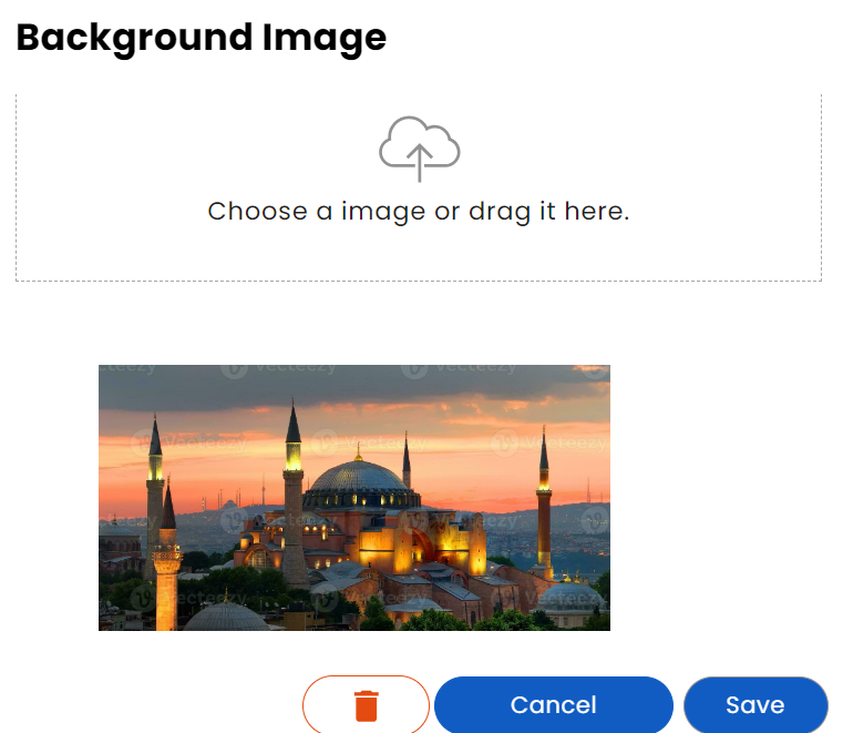 Choose Background Image