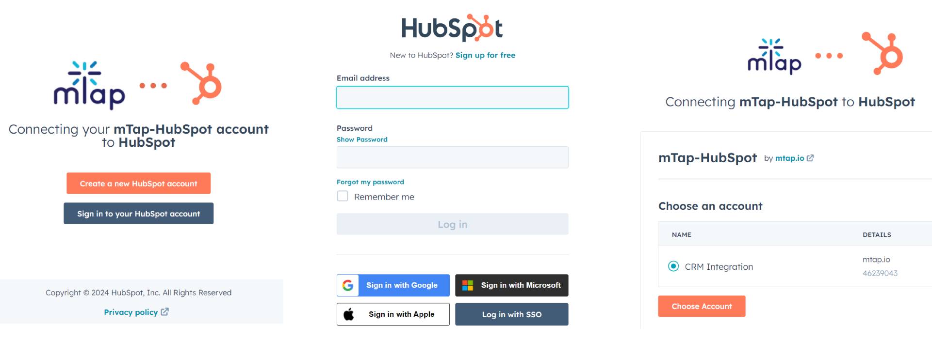 HubSpot account