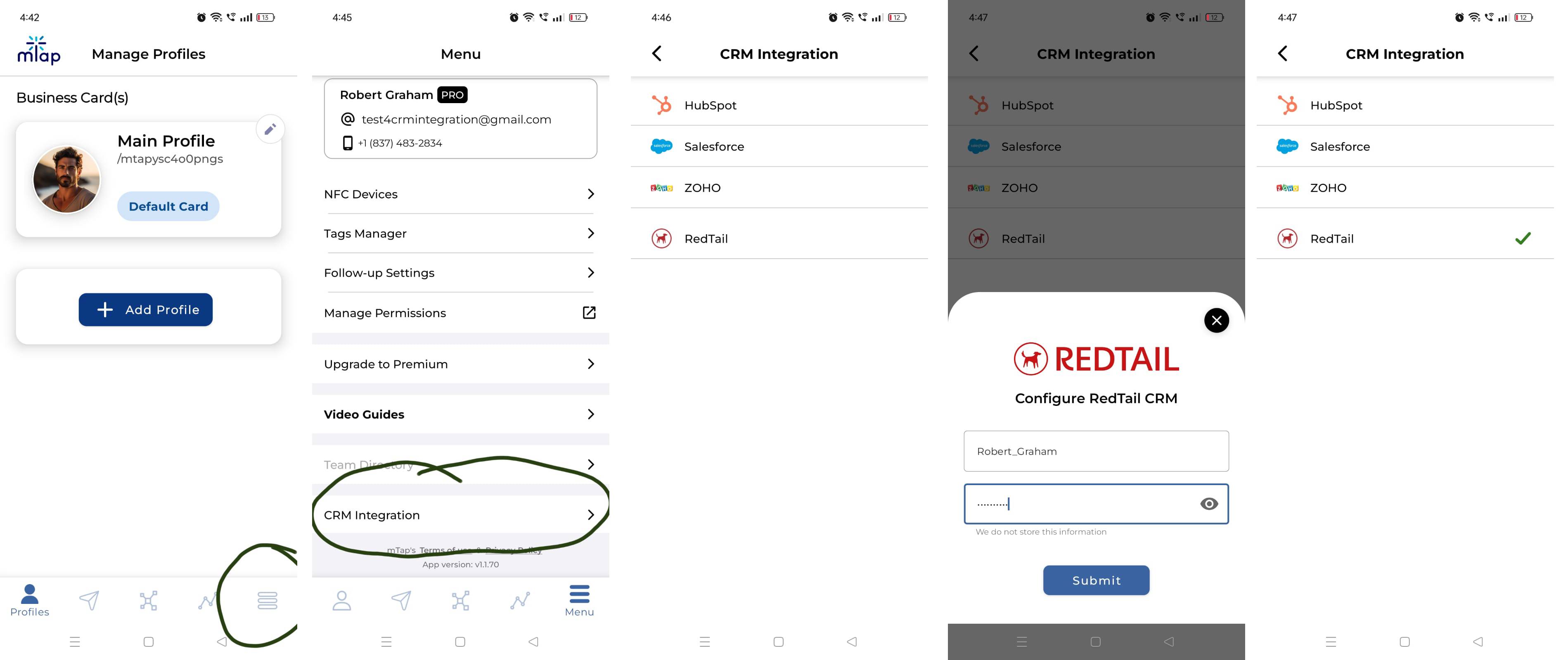 integrate Redtail CRM