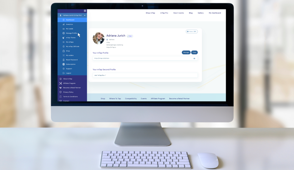 Showcasing the Left side bar and dashboard updates